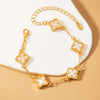 Lucky Clover Elegant Bracelet
