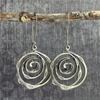 Labyrinth Silver Earrings