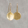 Minimalist Metal Concave-convex Small Round Stud Earrings