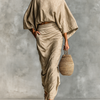 Selene | Soft Batwing Top and Maxi Skirt Two-Piece Set