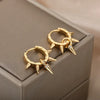 Anarchy Spike Hoop Earrings