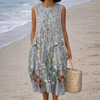 Cara | Midi dress with wildflowers