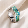 Ocean Wave Gold Ring