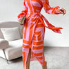 Olivia – Printed Wedding Guest Maxi Dress