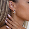 Rainbow Road Hoop Earrings