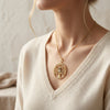 Golden Owl Tree of Life Necklace