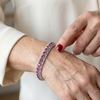 Roseglow Tennis Bracelet | White Gold