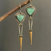 Vintage Nature Stone Earrings