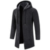 Levi | Warm Knit Long Hooded Cardigan Coat