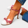 Valerie | Comfortable Heels with Bow