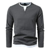 Alwin | Premium Long Sleeve Shirt Made from Combed Cotton
