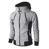 Daniel | Warm Colorblock Full Zip Hooded Sweatshirt