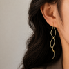 Melting Point Sterling Silver Earrings