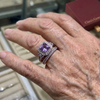 Valeria Promise Ring Set | White Gold