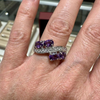 Lavender Flow Ring | White Gold
