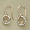 Retro Gold and Silver Earrings