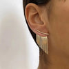 Vintage Gold Dangle Earrings