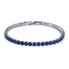 Sapphire Tennis Bracelet | White Gold