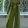 Margaret | Elegant Wide Leg Three Piece Summer Set
