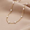 Timeless Pearl Gold Necklace
