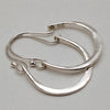 Minimal Silver Hoop Earrings