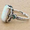 Antiqued Court Gem Ring