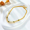 Sister Gem Double-Layer Retro Necklace