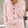 Adele | Elegant Cardigan with Heart Buttons